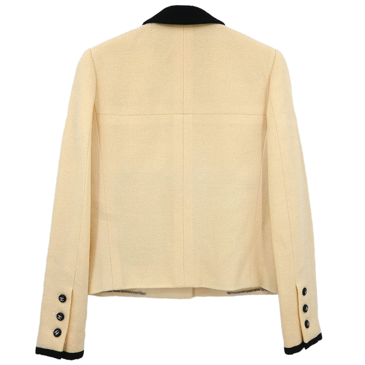 Chanel 1996 Single Breasted Jacket Off-white #38