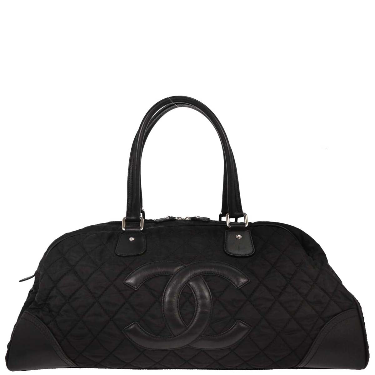 Chanel 2005-2006 Black Paris New-York Travel Duffle Bag