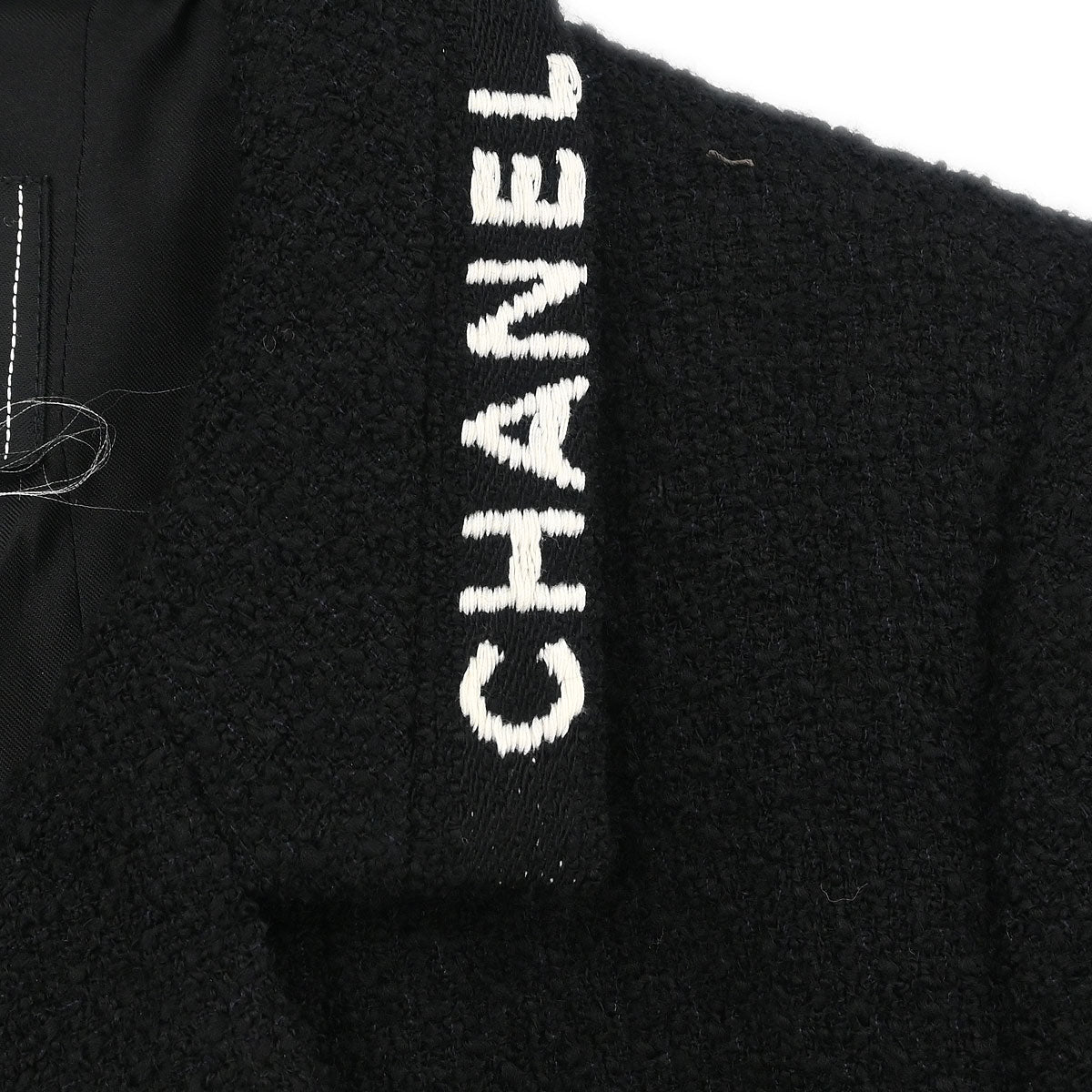 Chanel 1995 Single Breasted Jacket Black #38