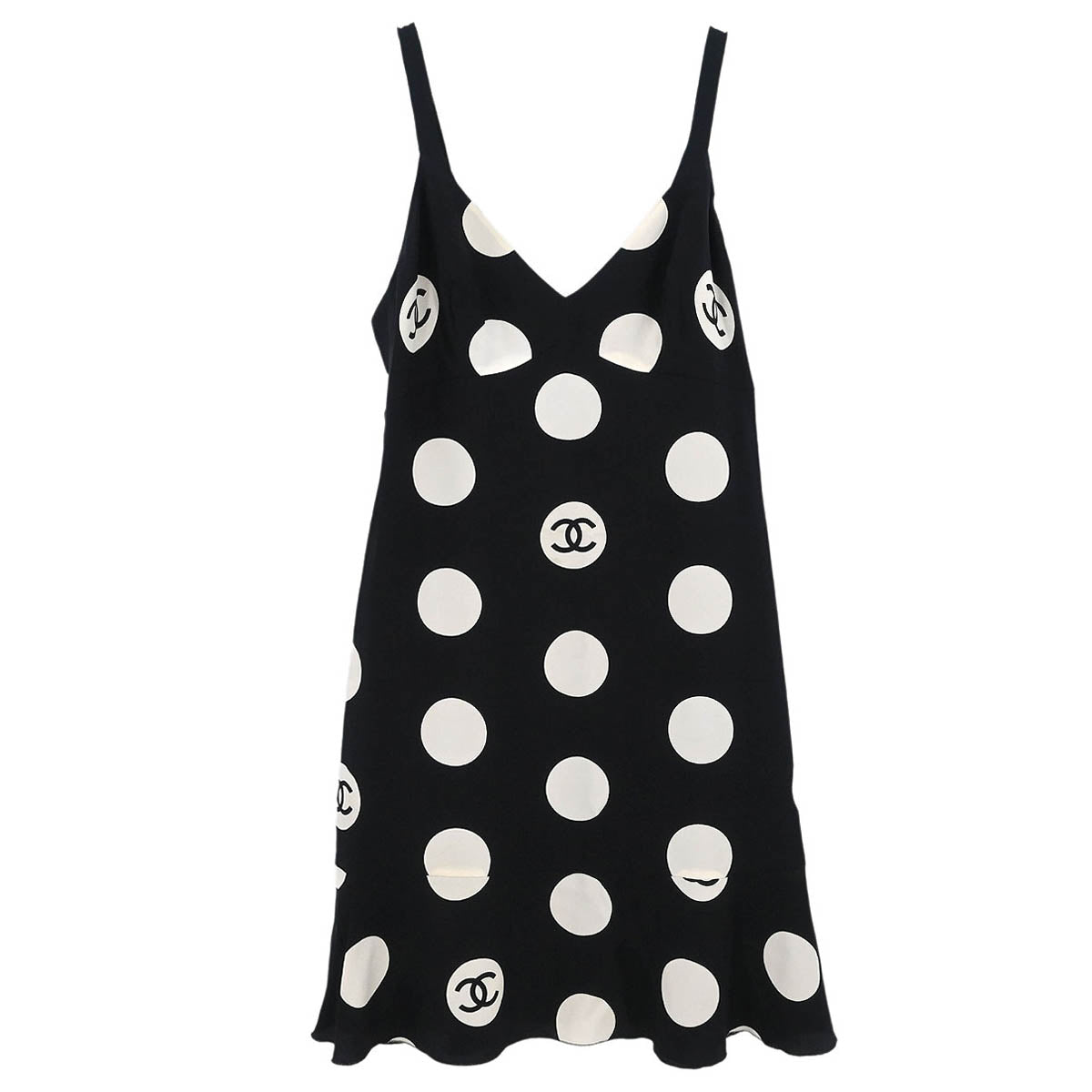 CHANEL 38 ワンピース Chanel 1997 Camisole Dress Black #38 – AMORE Vintage Tokyo