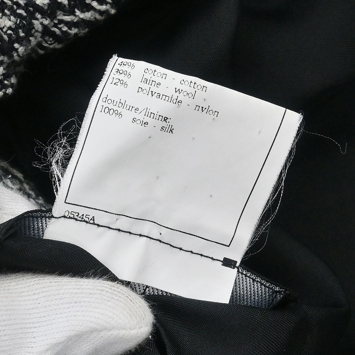 Chanel 1997 Collarless Jacket Black #36