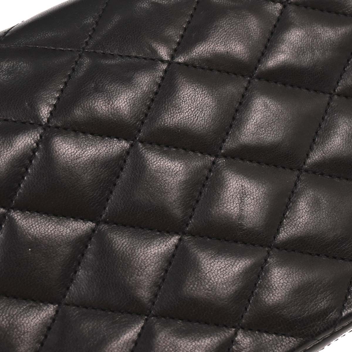 Chanel 1986-1988 Black Lambskin Shoulder Bag