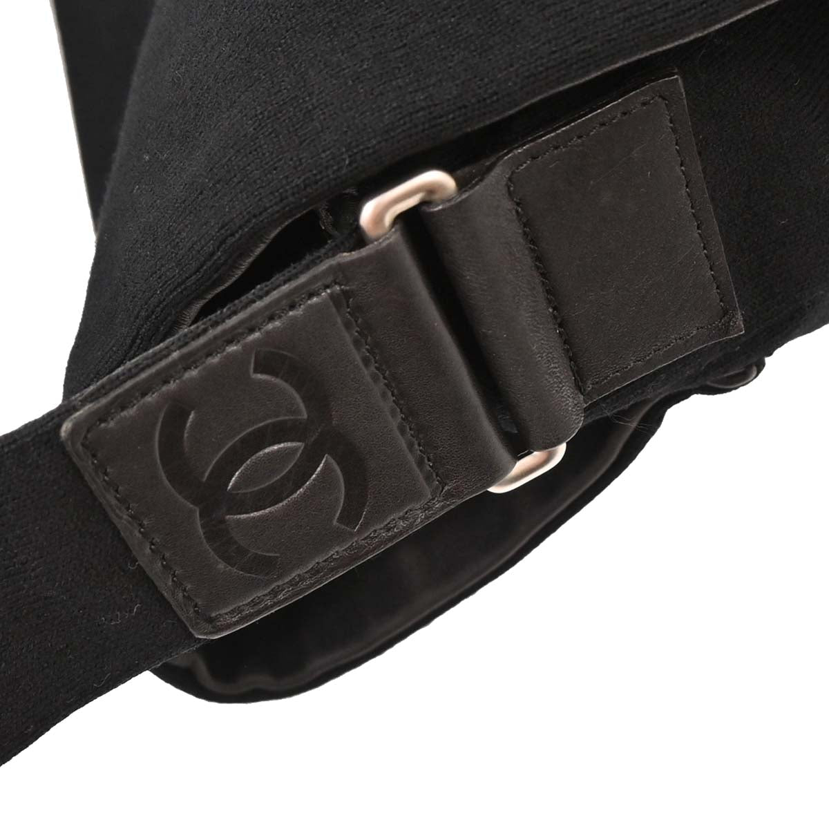 Chanel 2004-2005 Black Sport Line Messenger Bag