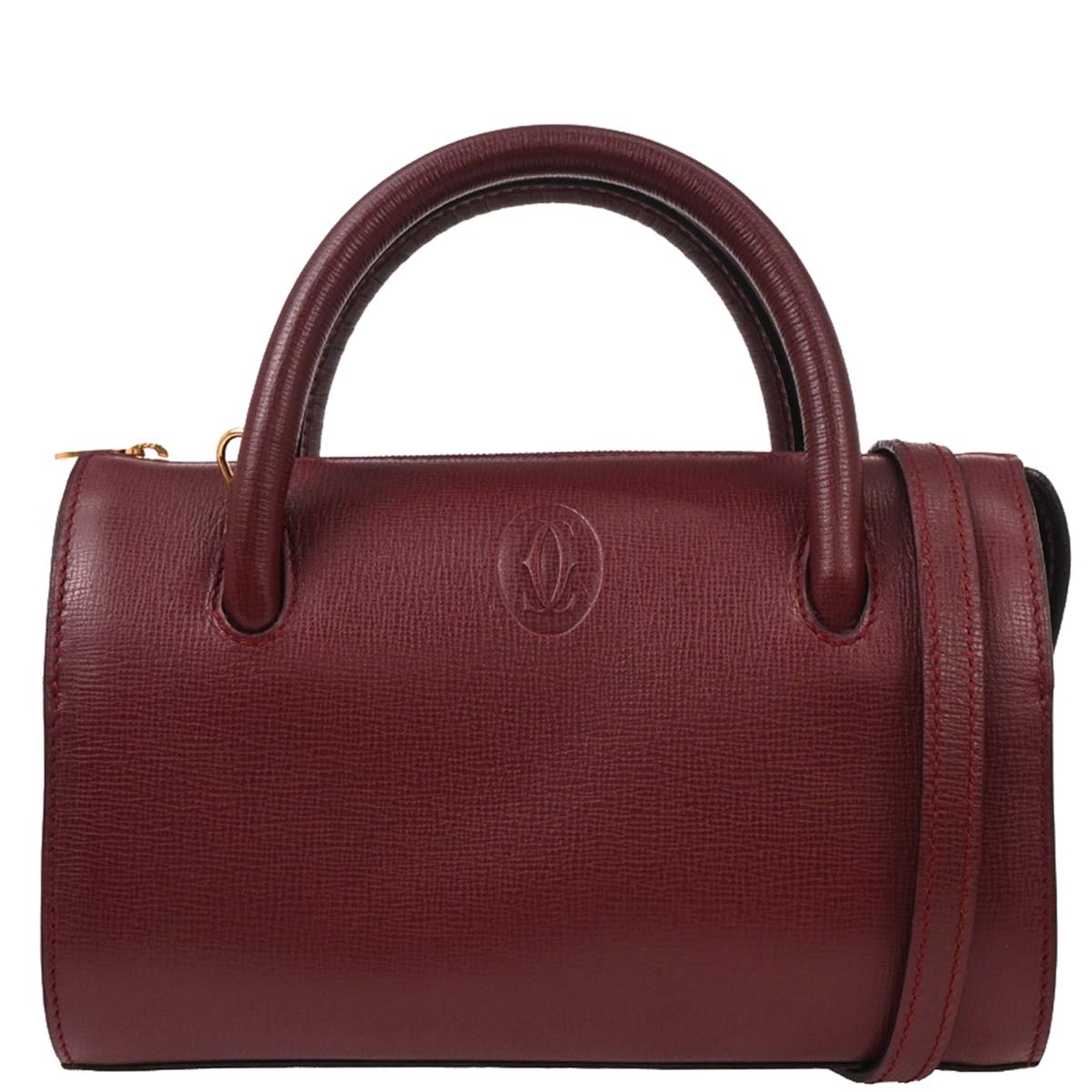 Cartier Bordeaux 2way Handbag