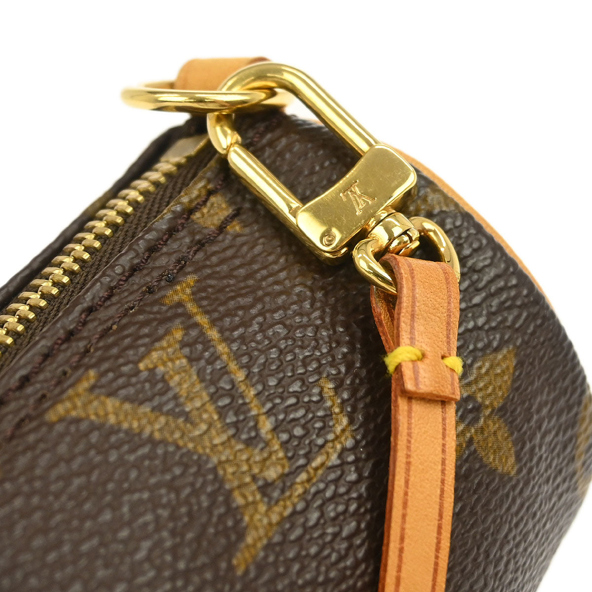 Louis Vuitton Monogram Papillon Attached Pouch Bag
