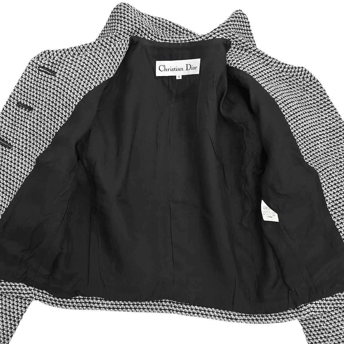 Christian Dior Setup Suit Jacket Skirt Black #36–38