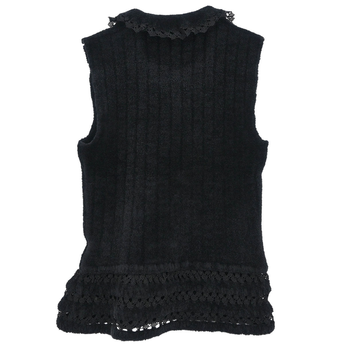 Chanel 2002 Sleeveless Top Black #46