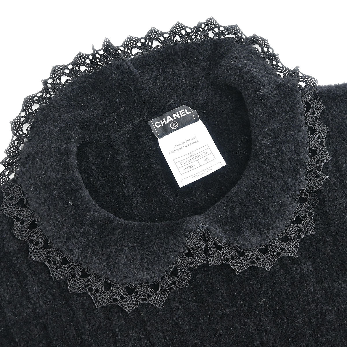 Chanel 2002 Sleeveless Top Black #46