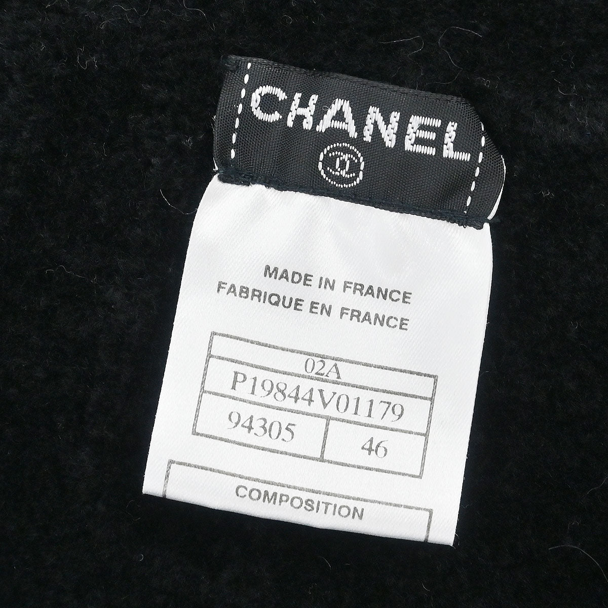Chanel 2002 Sleeveless Top Black #46