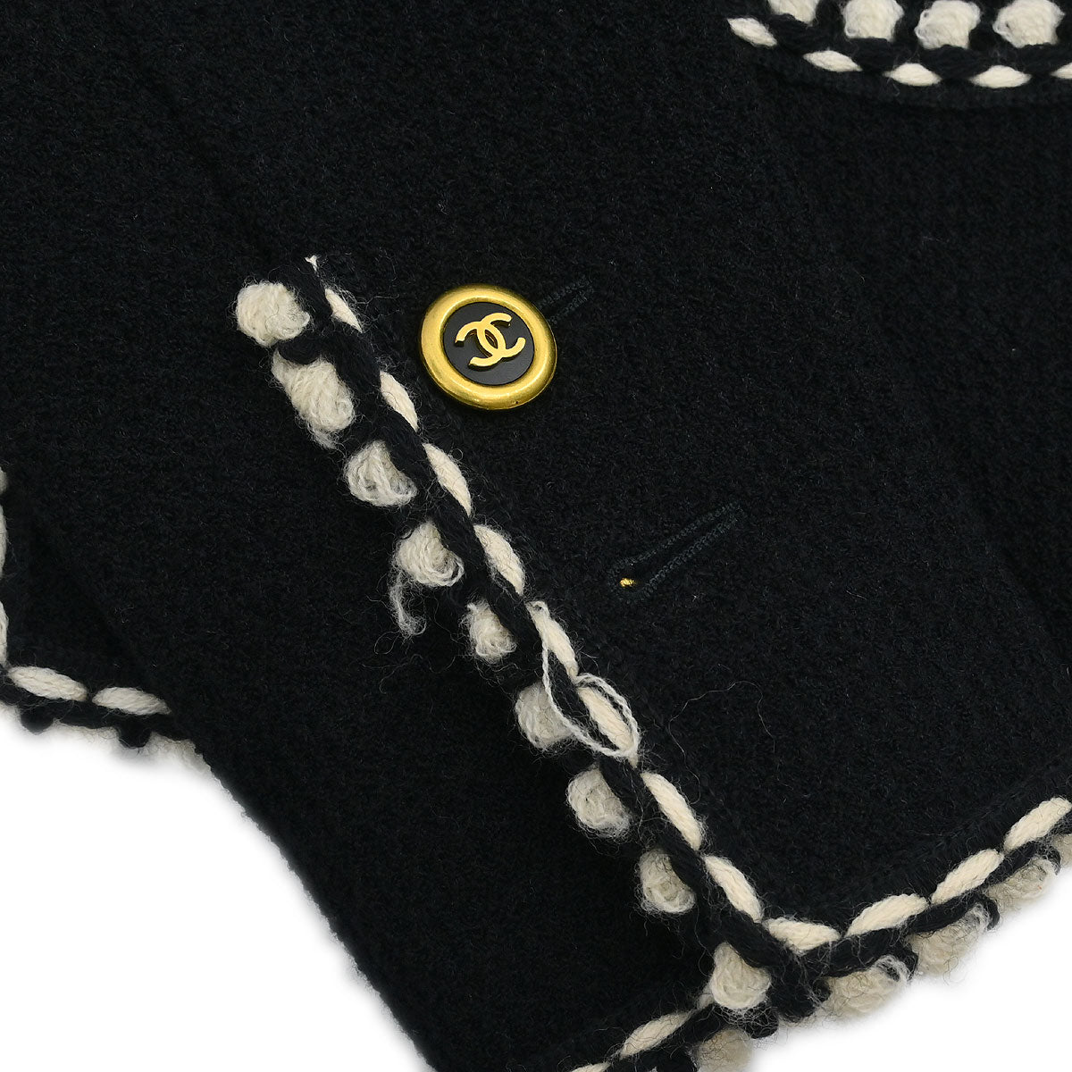 Chanel 1994 Setup Suit Jacket Skirt Black #38