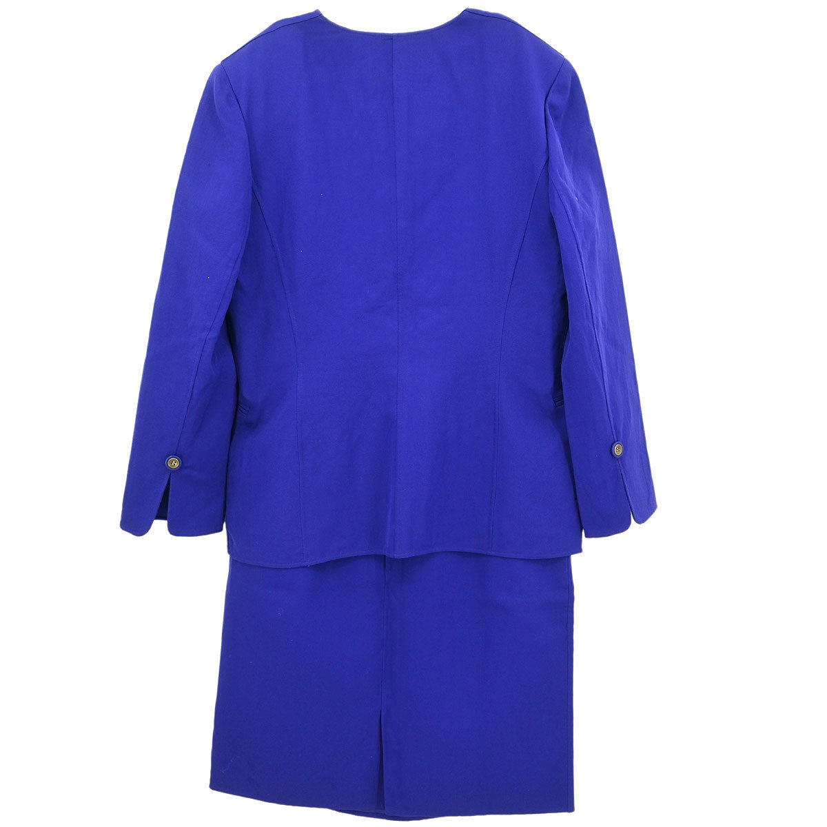 Christian Dior Setup Suit Jacket Skirt Purple #40–42