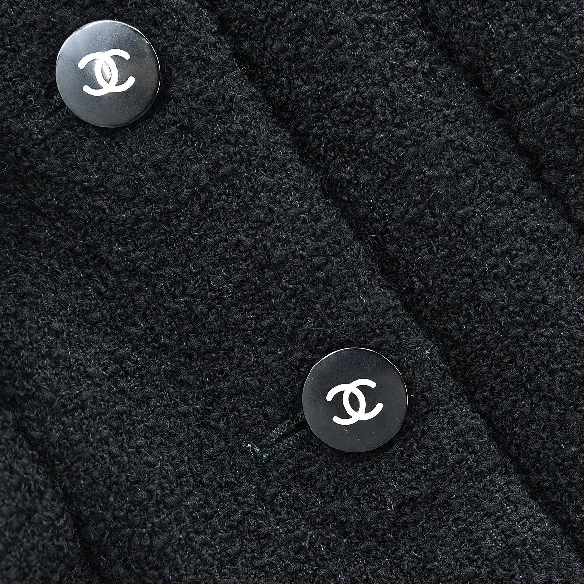 Chanel 1995 Single Breasted Jacket Black #38