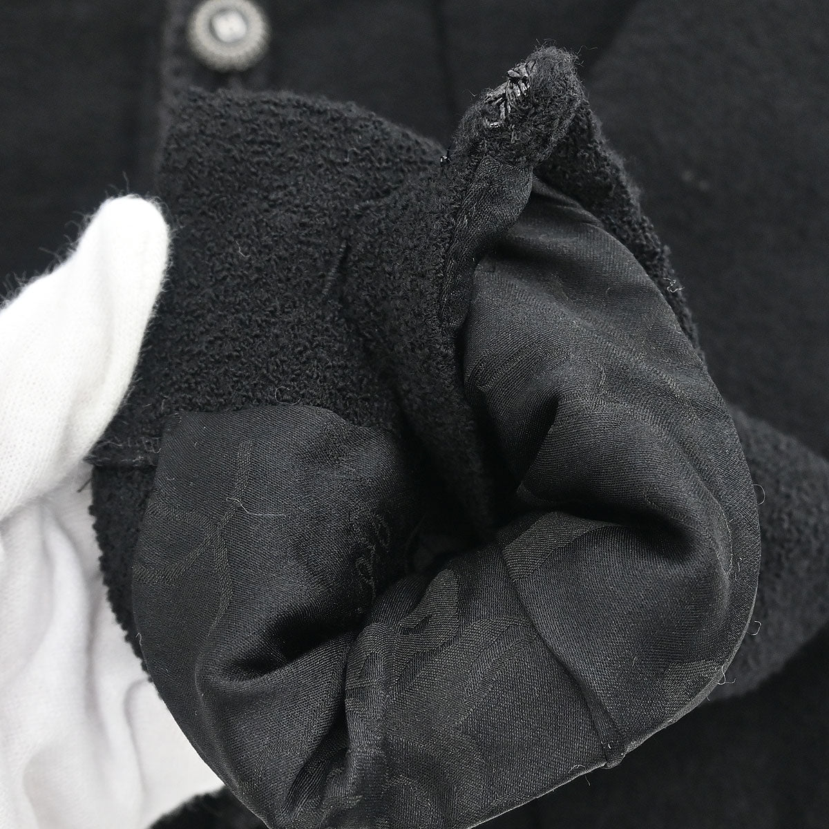 Chanel 2008 Single Breasted Jacket Black #38