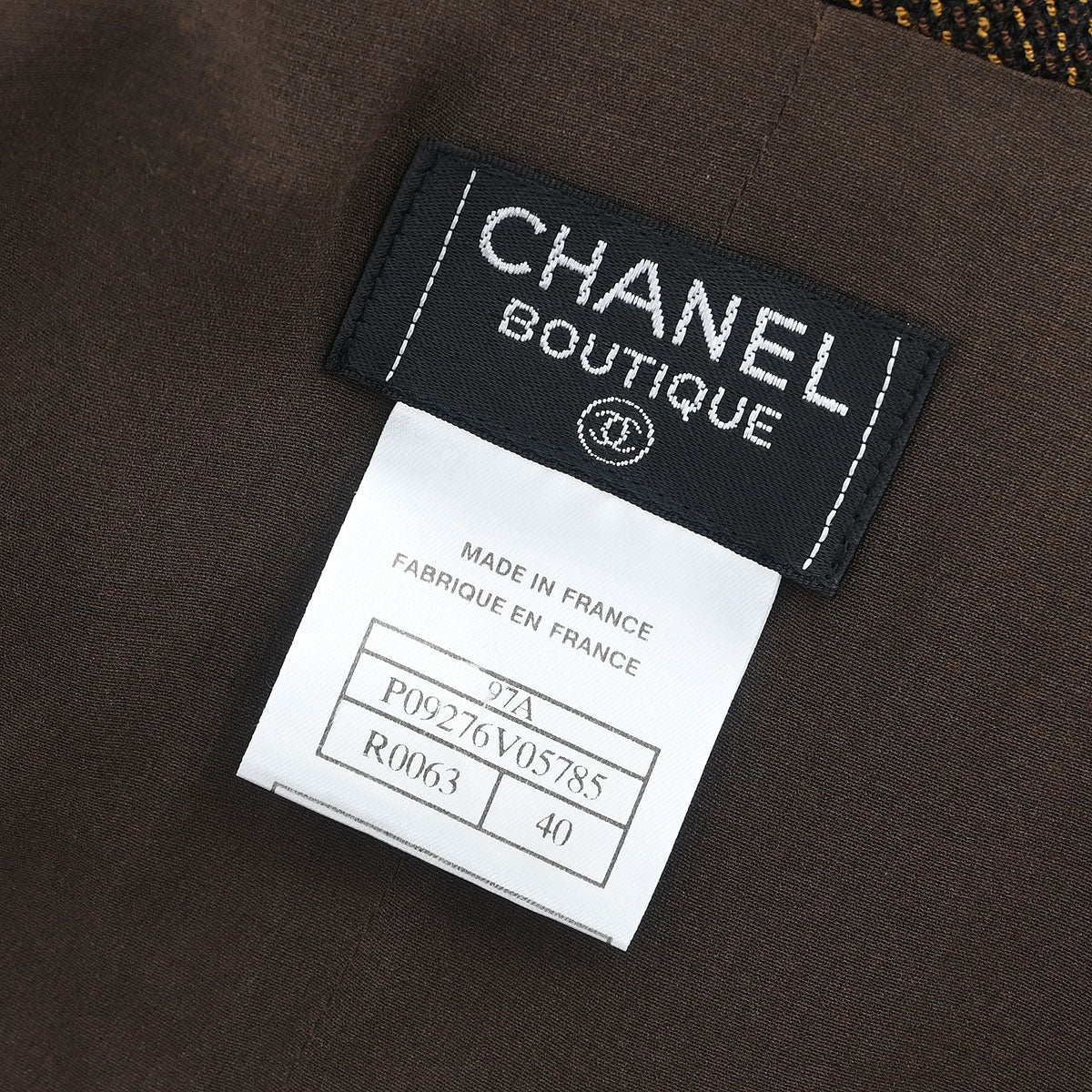 Chanel 1997 Jumpsuit Brown #40