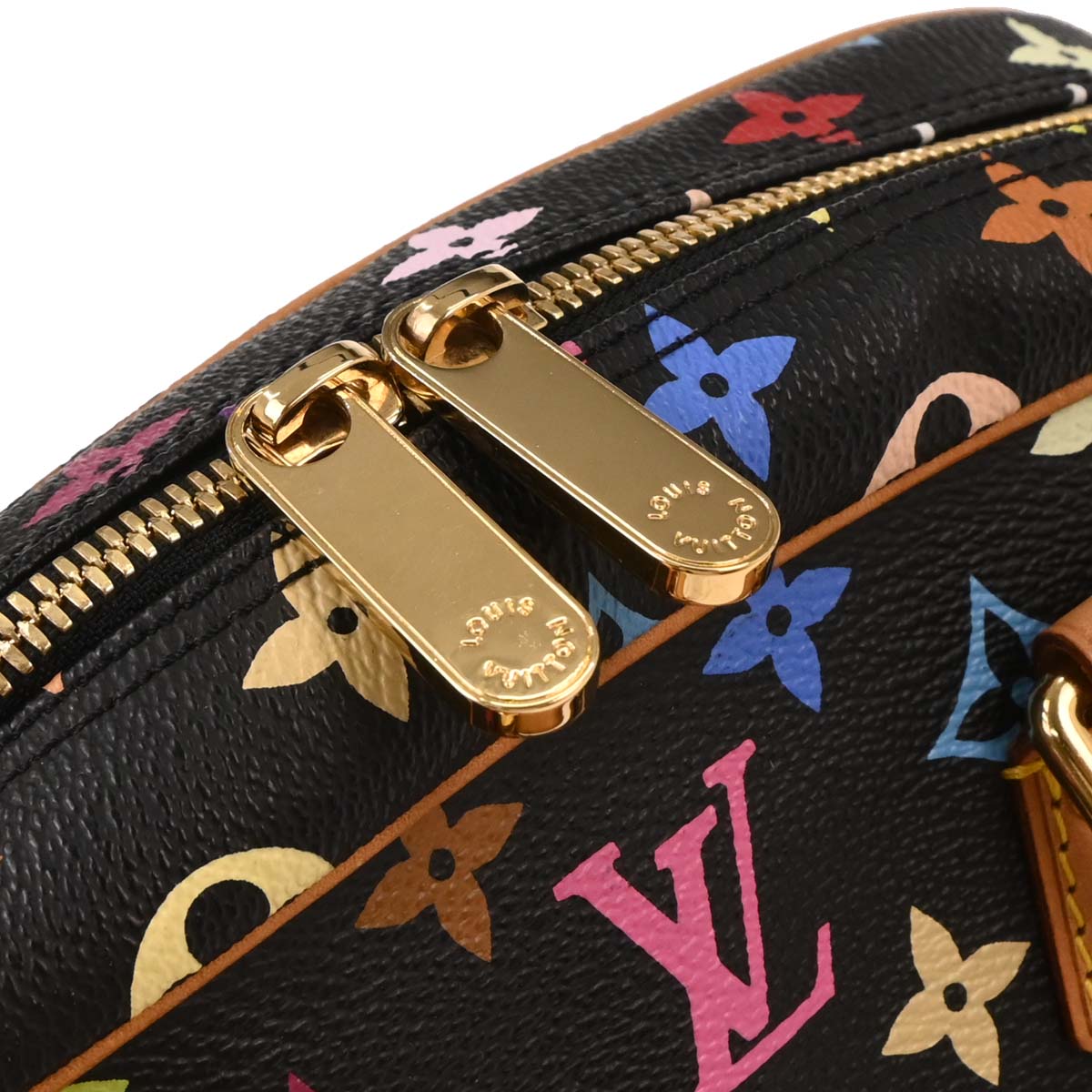 Louis Vuitton 2005 Black Monogram Multicolor Trouville M92662