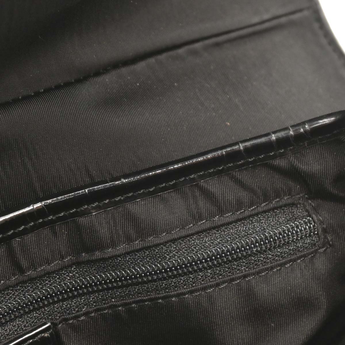 Christian Dior Black Nylon Saddle Handbag