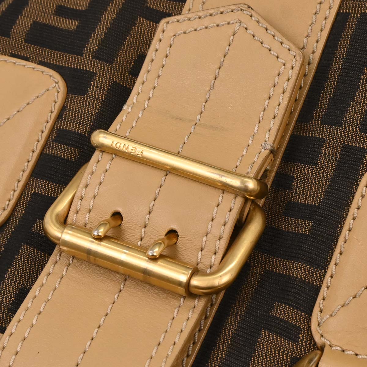 Fendi Brown Zucca Tote Handbag