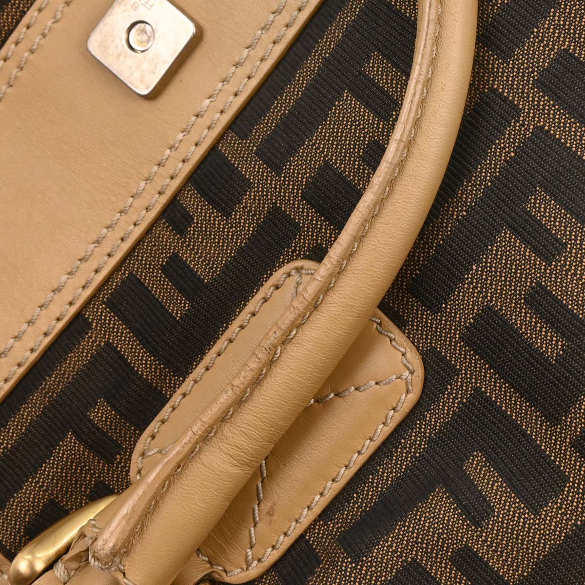 Fendi Brown Zucca Tote Handbag