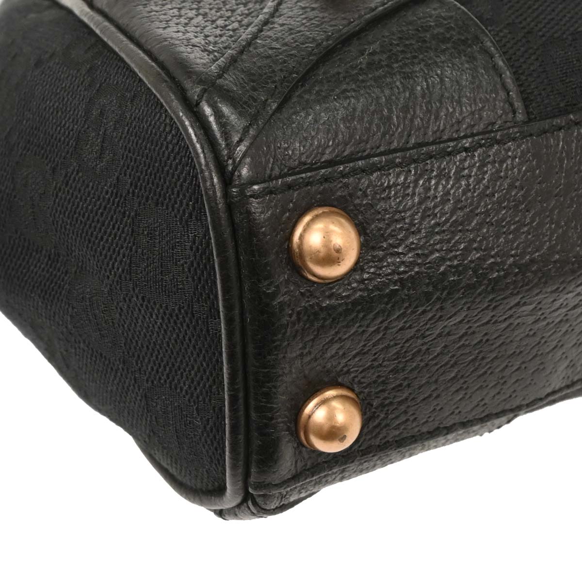 Gucci Black GG Canvas Jackie Handbag
