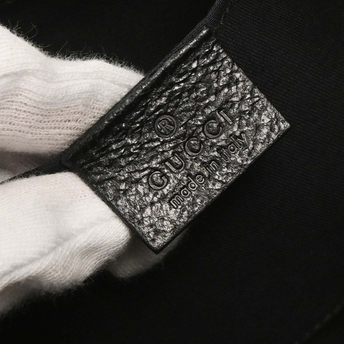 Gucci Black GG Canvas Jackie Handbag