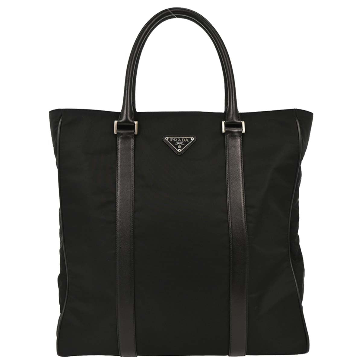 Prada Black Nylon Tote Handbag