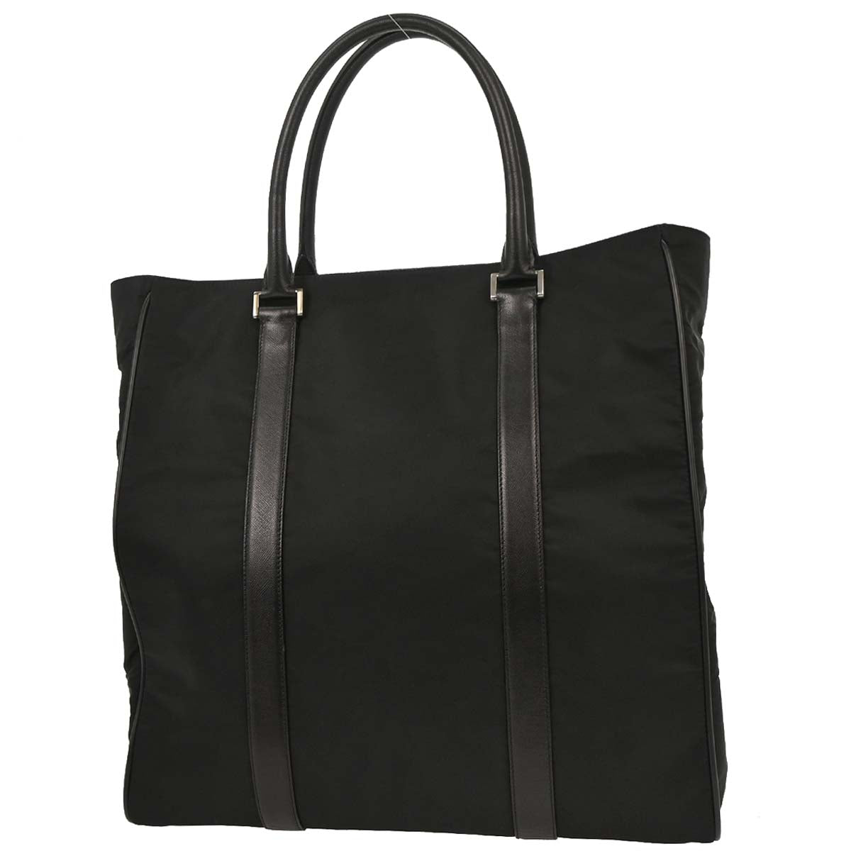 Prada Black Nylon Tote Handbag