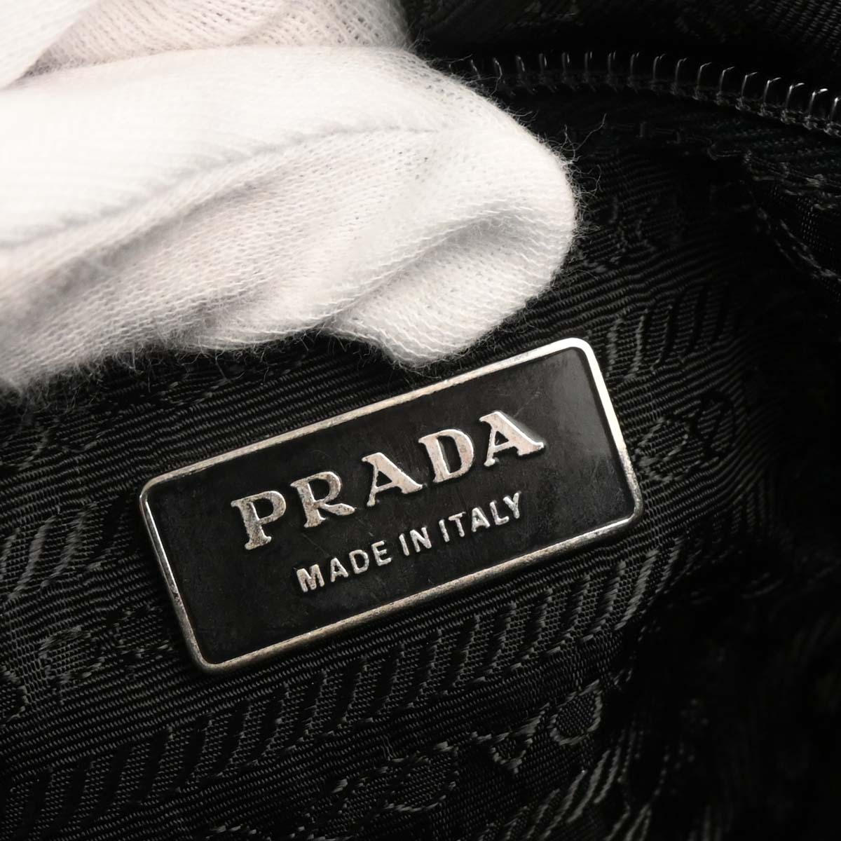 Prada Black Nylon Tote Handbag