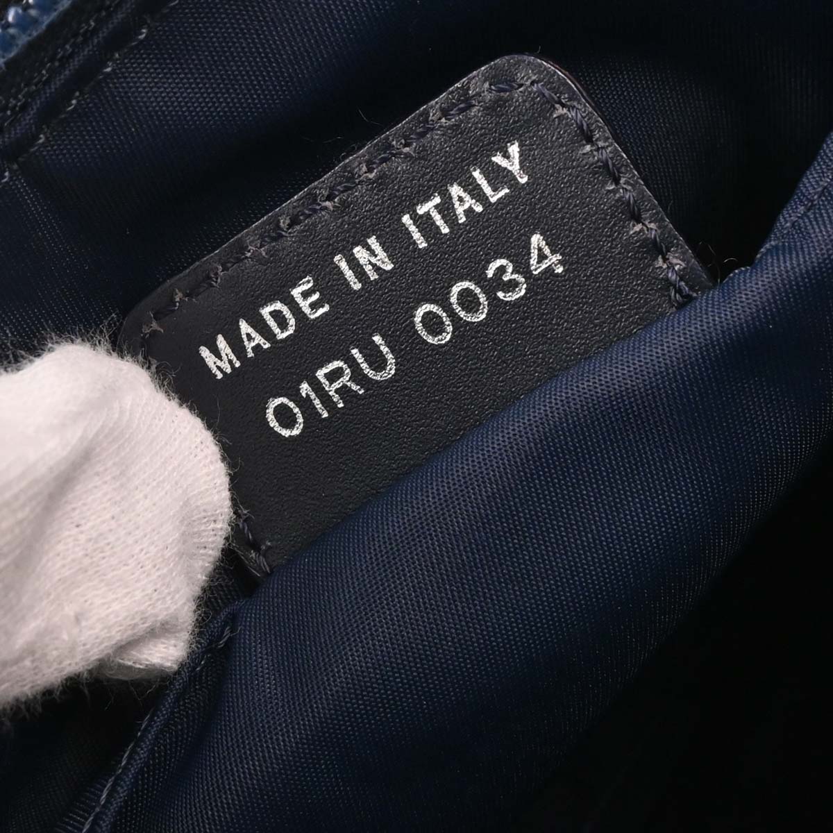 Christian Dior Navy Trotter Handbag