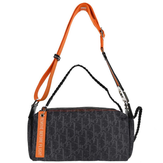 Christian Dior Navy Orange Flight Shoulder Bag