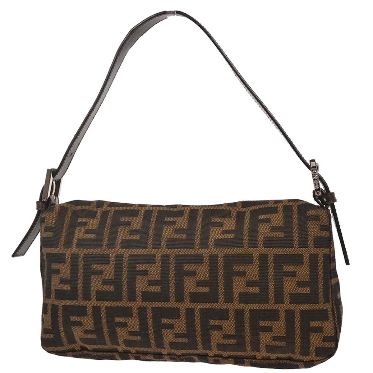 Fendi Brown Zucca Baguette Handbag