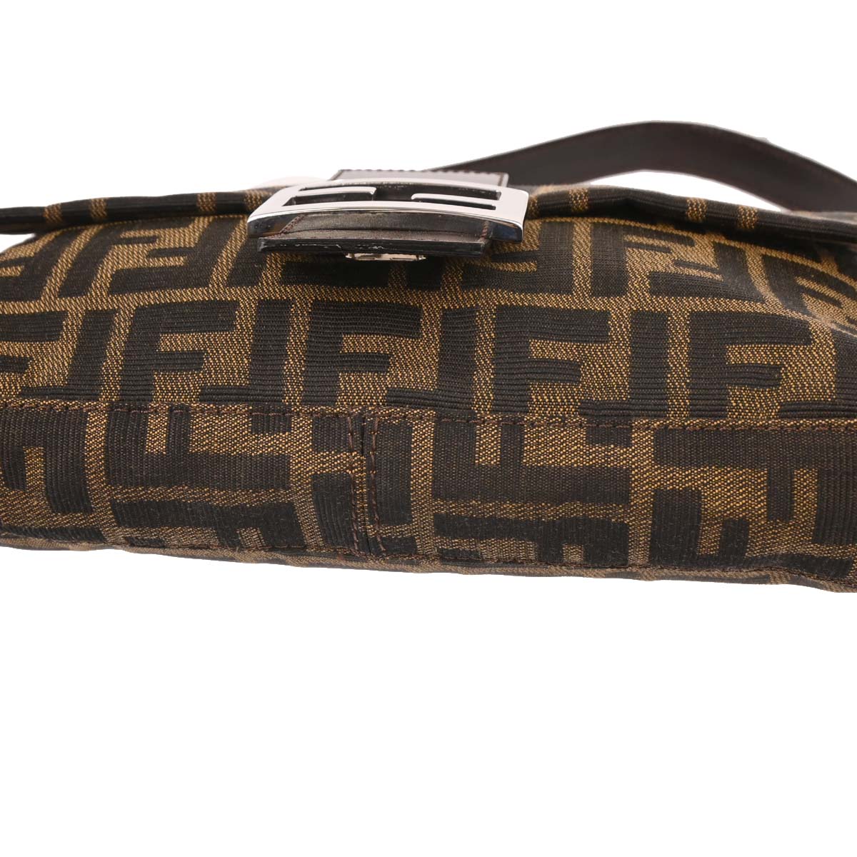Fendi Brown Zucca Baguette Handbag
