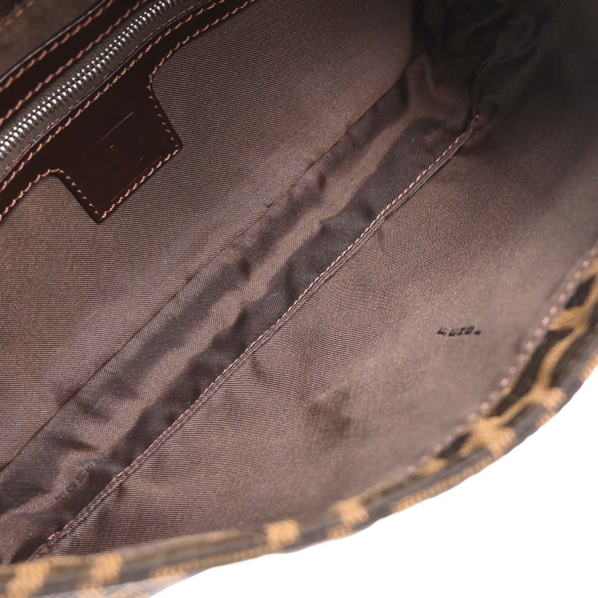 Fendi Brown Zucca Baguette Handbag
