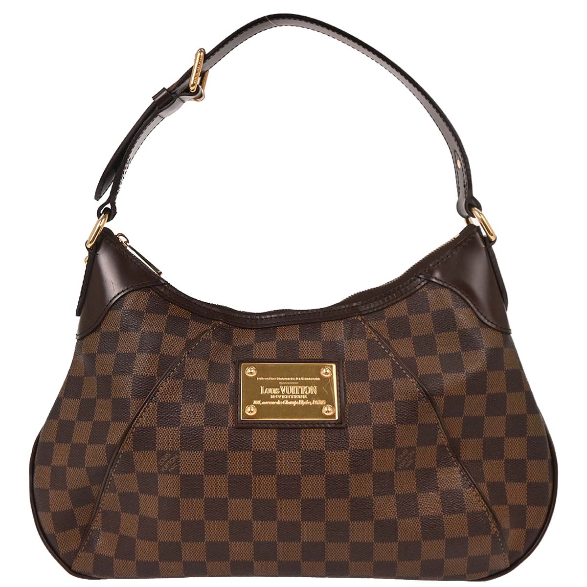 Louis Vuitton 2008 Damier Thames GM Hobo Shoulder Bag N48181