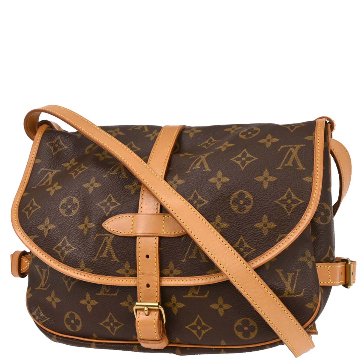 Louis Vuitton 1994 Monogram Saumur 30 Messenger Shoulder Bag M42256