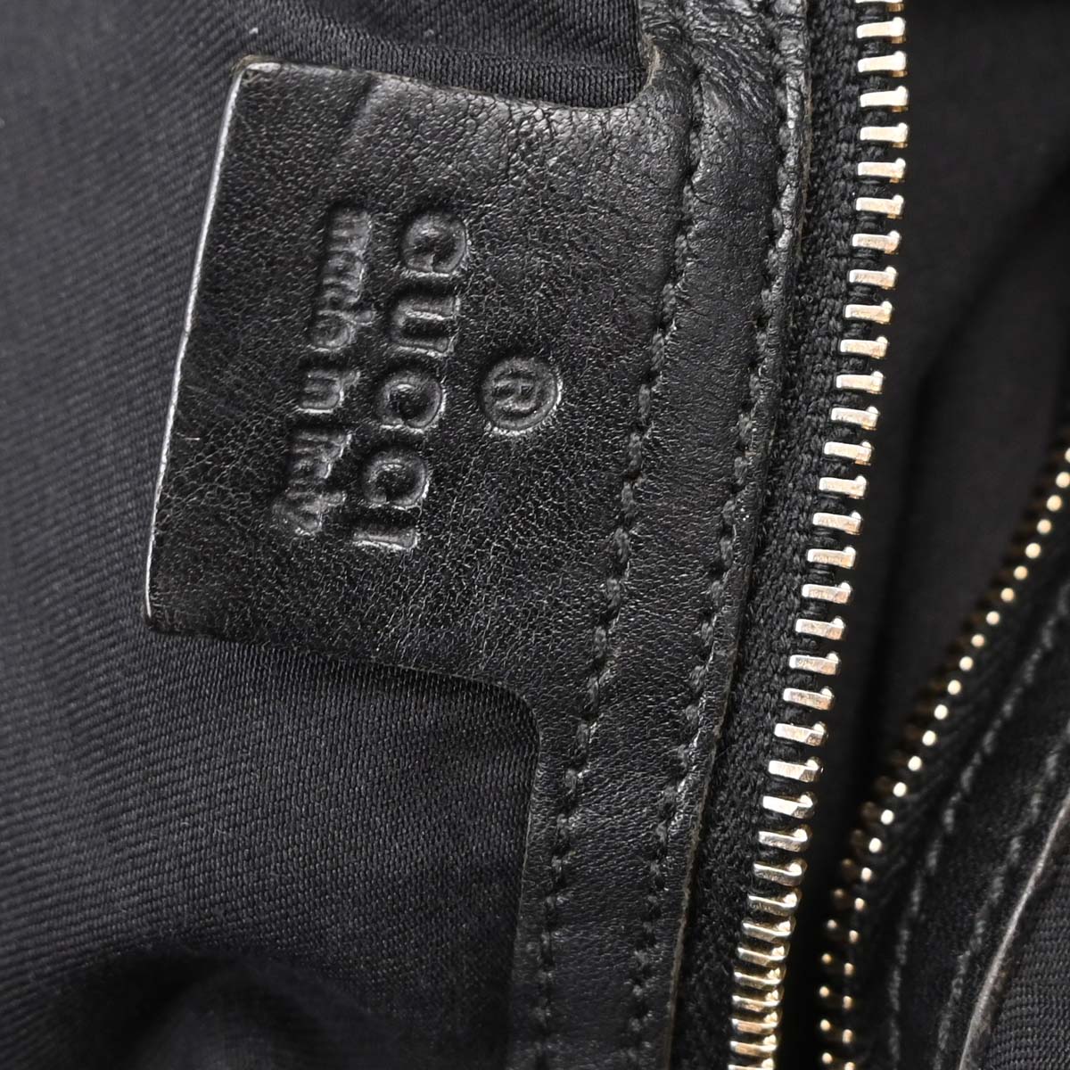 Gucci Black Canvas GG Tote Handbag