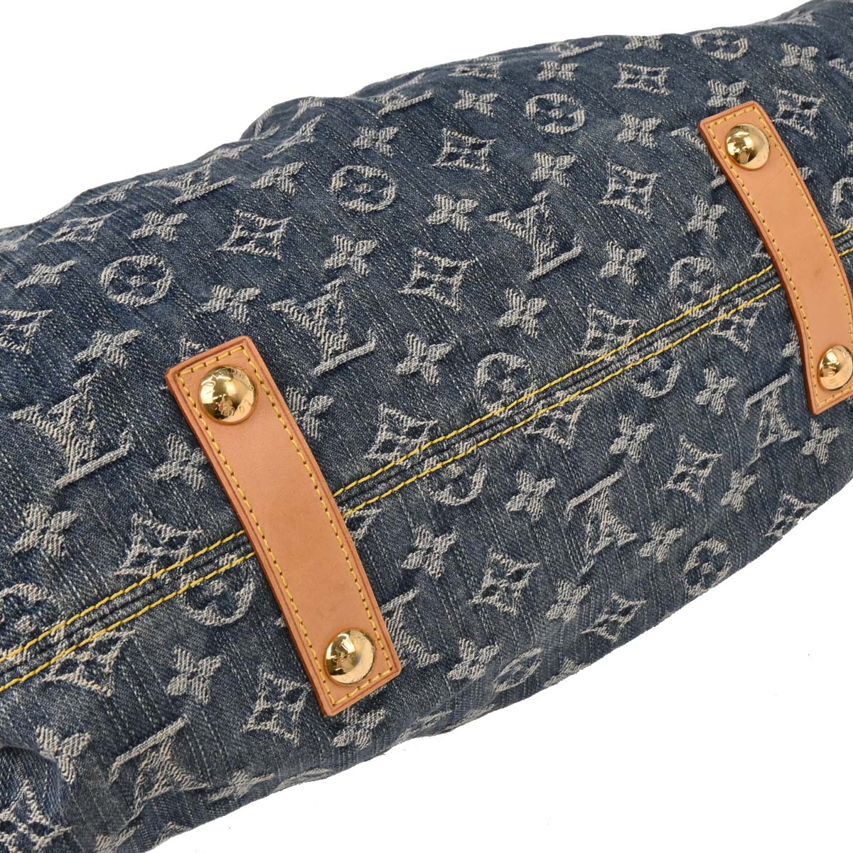 Louis Vuitton 2007 Monogram Denim Neo Cabby GM 2way Shoulder Tote Bag M95350