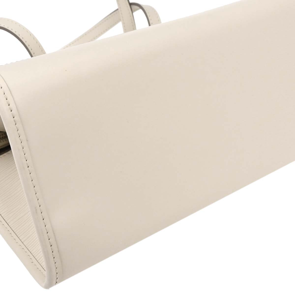 Louis Vuitton 2008 White Epi Madeleine PM Shoulder Bag M5933J