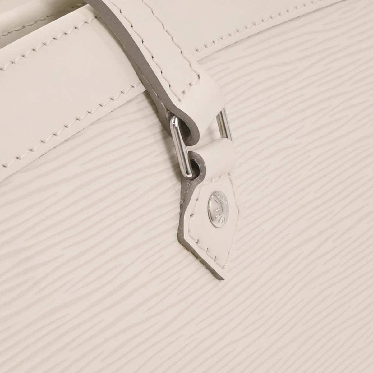Louis Vuitton 2008 White Epi Madeleine PM Shoulder Bag M5933J