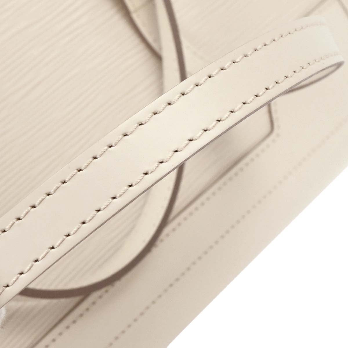 Louis Vuitton 2008 White Epi Madeleine PM Shoulder Bag M5933J