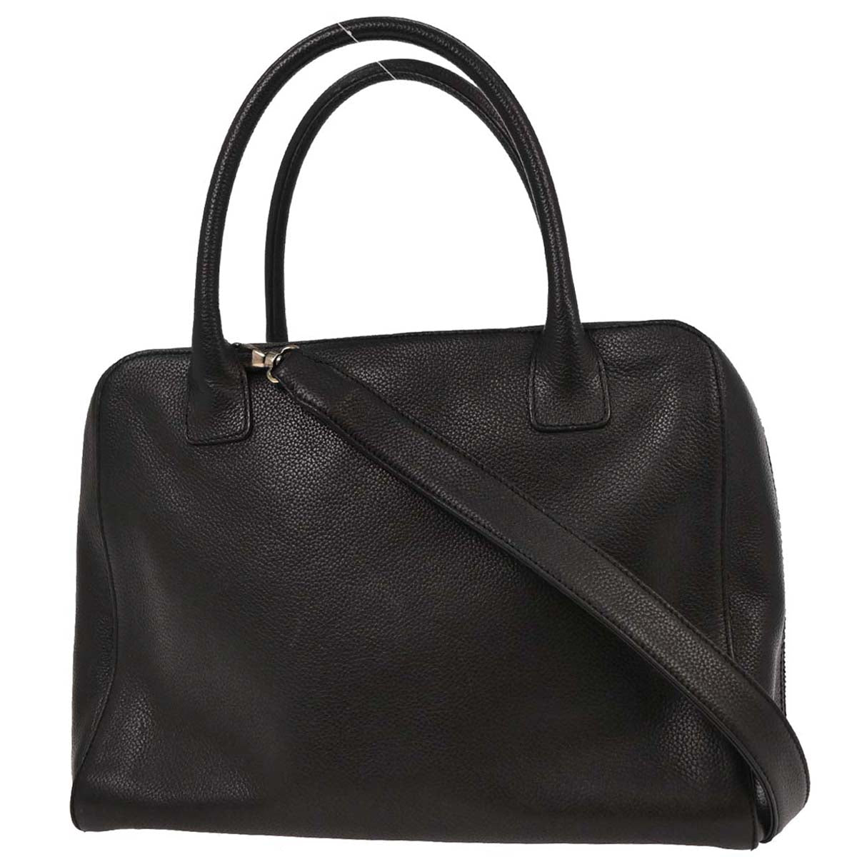 Chanel 2000-2001 Black Calfskin 2way Handbag