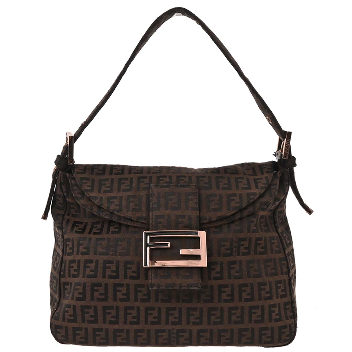 Fendi Brown Zucchino Handbag