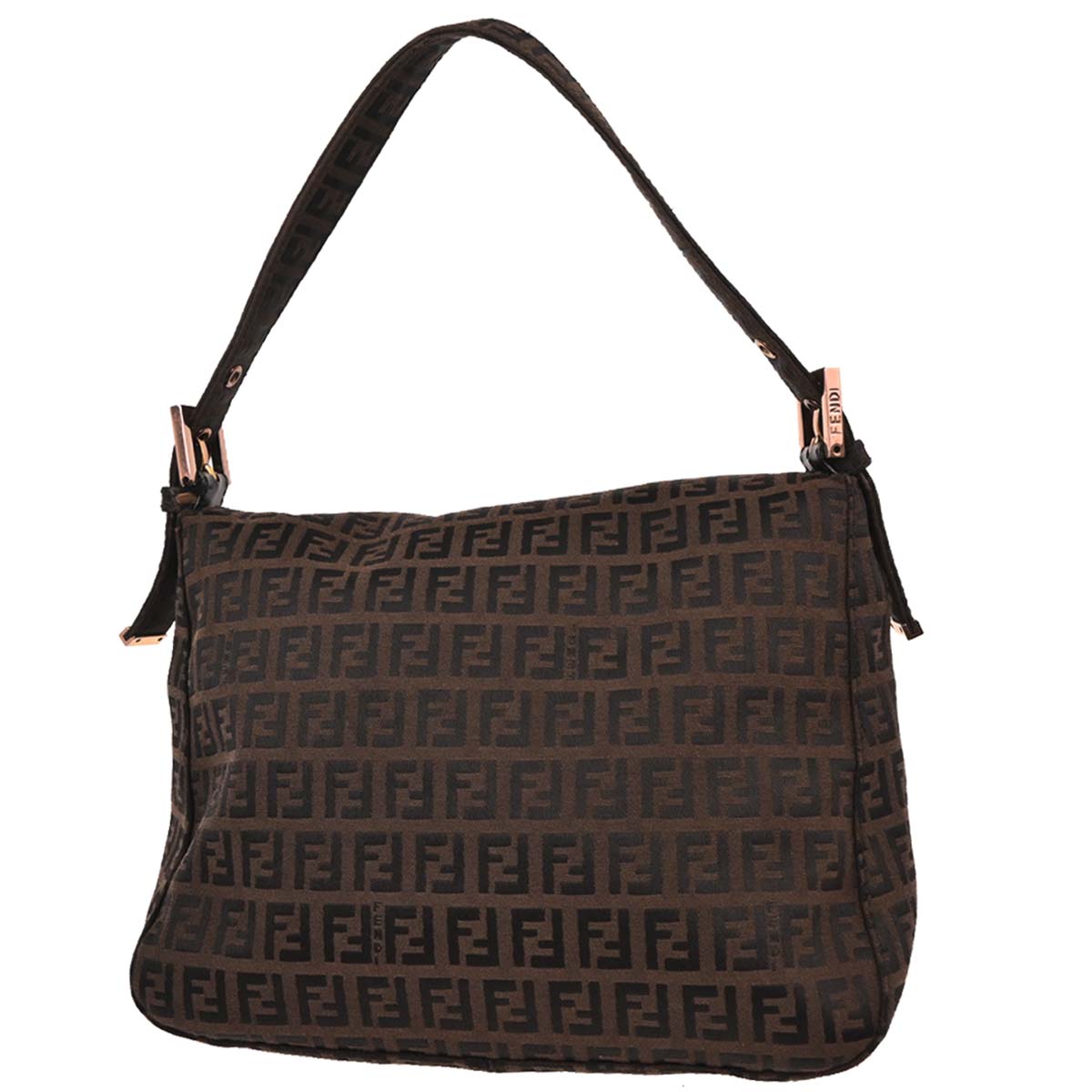 Fendi Brown Zucchino Handbag