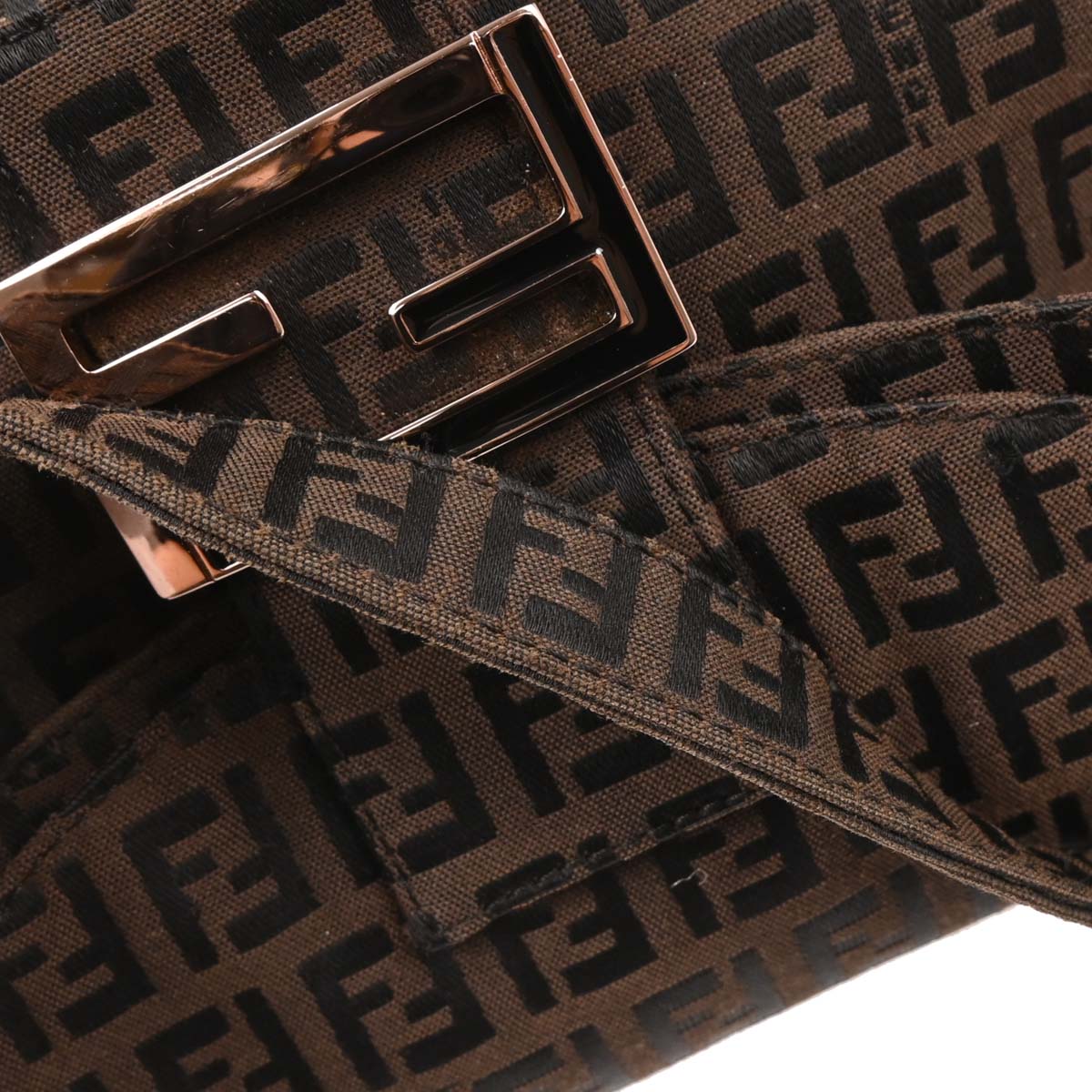 Fendi Brown Zucchino Handbag