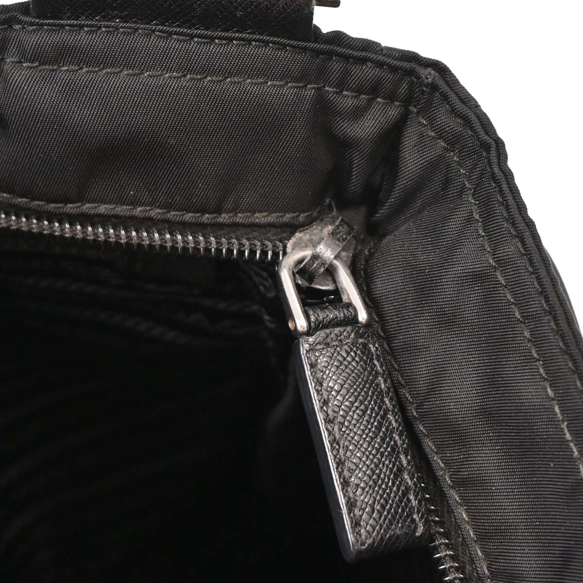 Prada Black Nylon Shoulder Bag