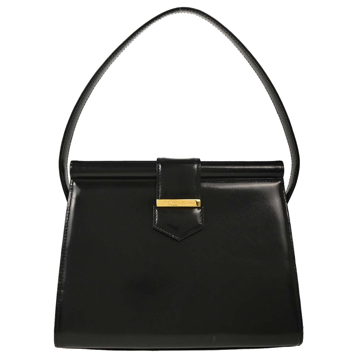 Yves Saint Laurent Black Leather Handbag