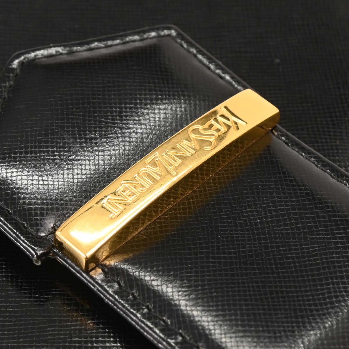 Yves Saint Laurent Black Leather Handbag
