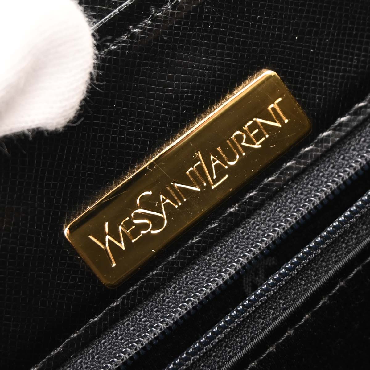 Yves Saint Laurent Black Leather Handbag