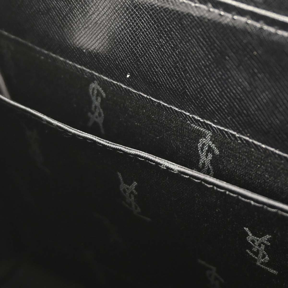 Yves Saint Laurent Black Leather Handbag