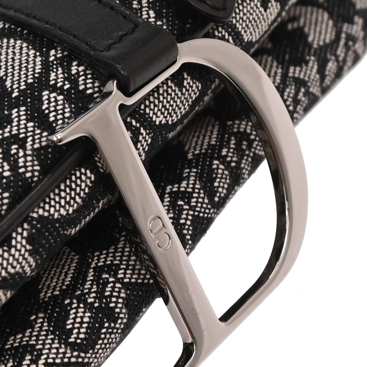 Christian Dior Black Trotter Saddle Handbag