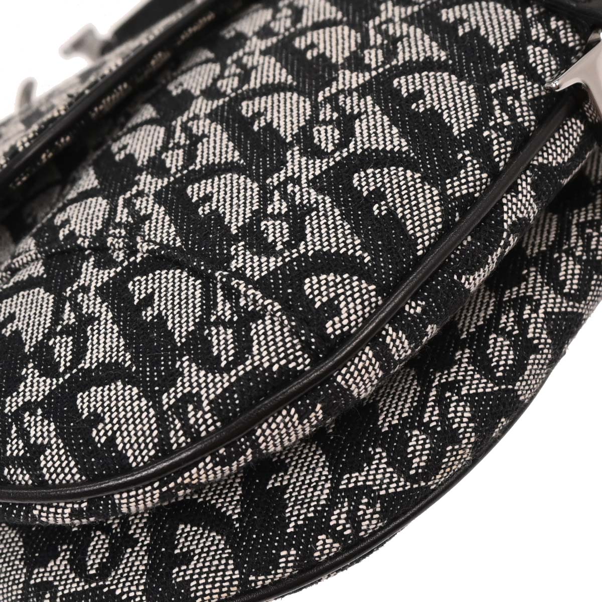 Christian Dior Black Trotter Saddle Handbag